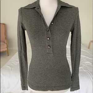 Tory Burch Long Sleeve Polo